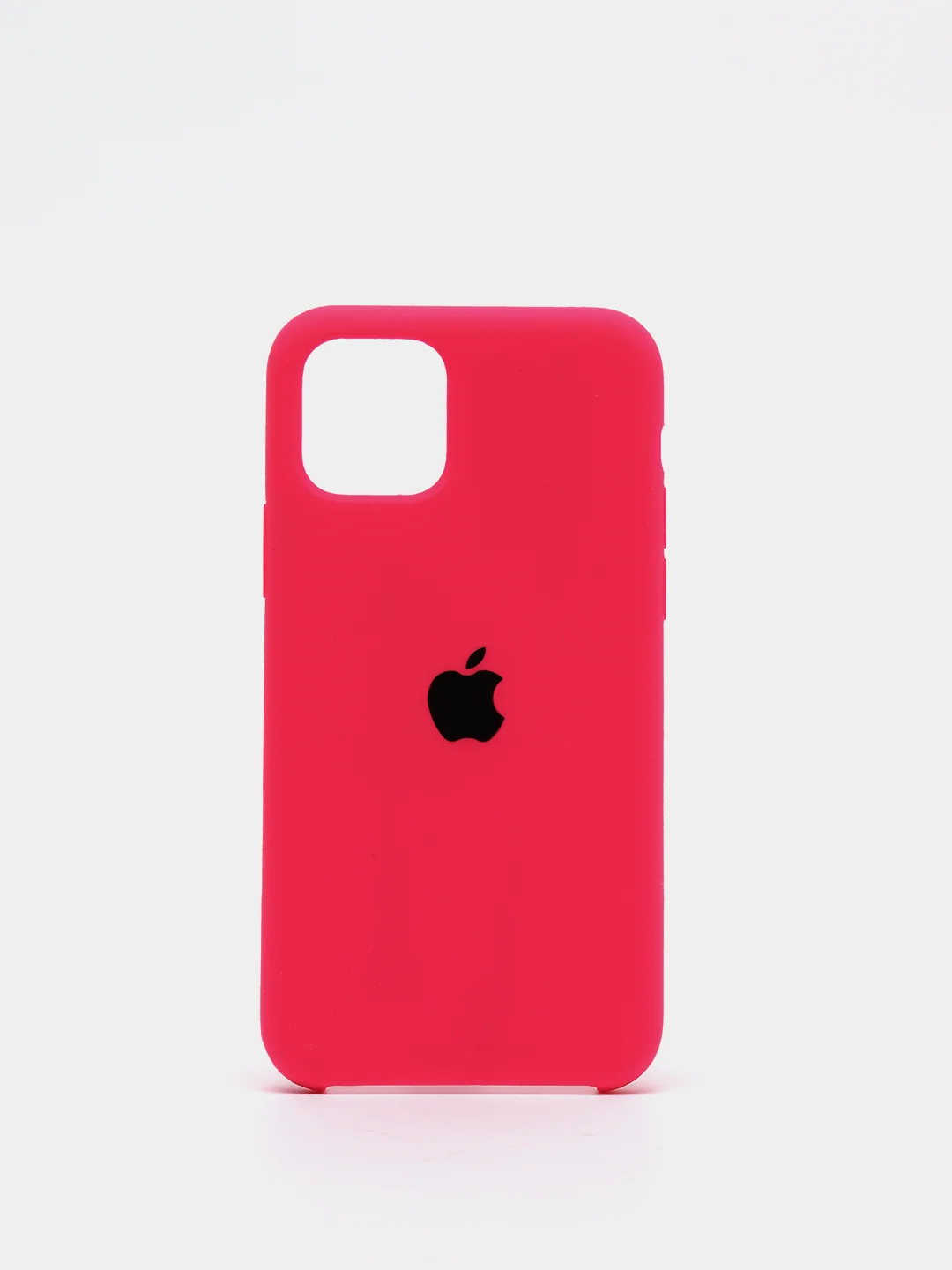 Фуксия чехол Silicone Case для iPhone 11 Pro, с бархатистым покрытием внутри