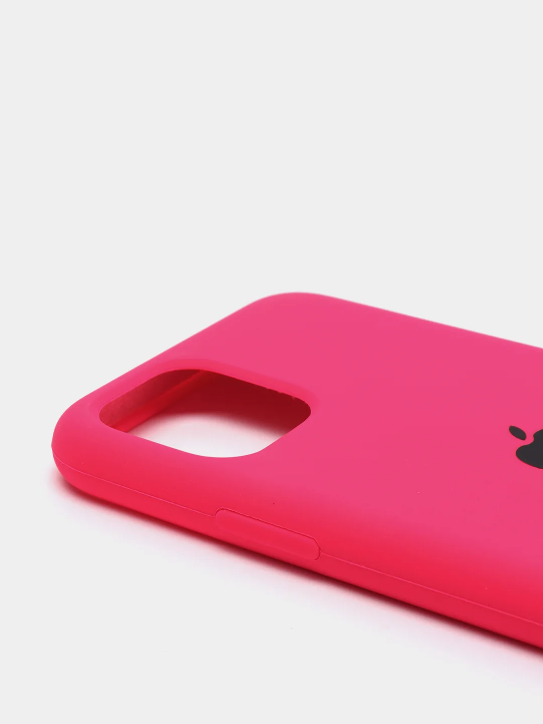 Фуксия чехол Silicone Case для iPhone 11 Pro, с бархатистым покрытием внутри