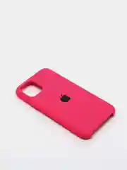 Фуксия чехол Silicone Case для iPhone 11 Pro, с бархатистым покрытием внутри