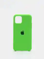 Лайм чехол Silicone Case для iPhone 11 Pro, с бархатистым покрытием внутри