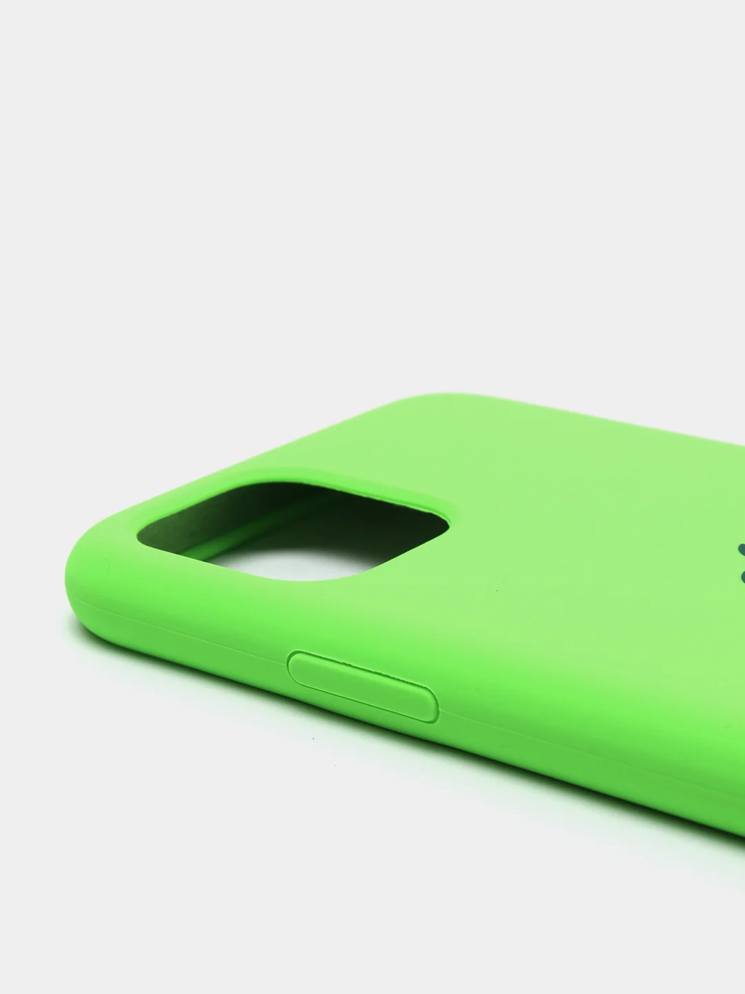 Лайм чехол Silicone Case для iPhone 11 Pro, с бархатистым покрытием внутри