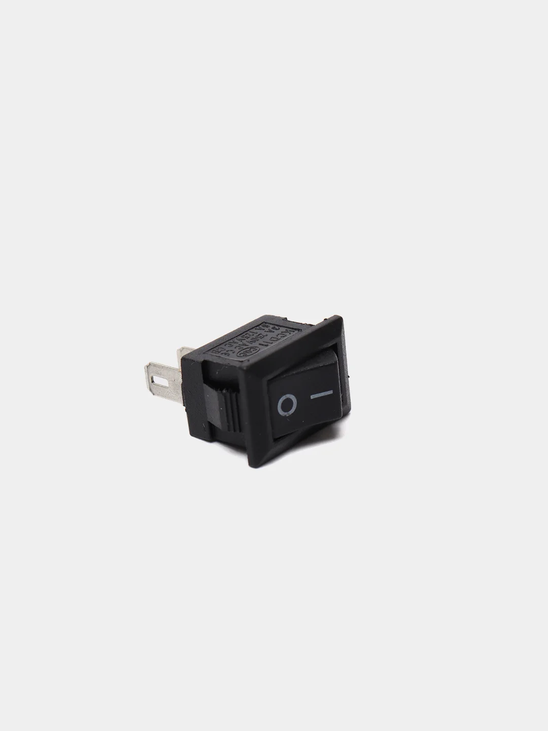 Переключатель KCD1-102-C3-B/3P on-on черный, 6A 250VAC, 3 контакта