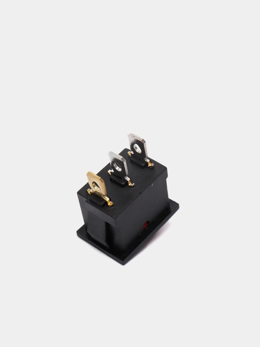 Переключатель клавишный 24V 15А (3с) ON-OFF красный с подсветкой  Mini