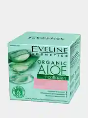 Eveline Cosmetics Крем-гель для норм/чувст.кожи Успокаивающий ORGAN.ALOE+COLLAGEN,50мл
