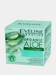Eveline Cosmetics Гель для лица Увлажняющий для нормальной кожи ORGAN.ALOE+COLLAGEN, 50мл