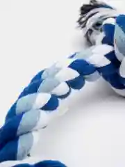 Синий игрушка канатная "2 узла" до 24 см