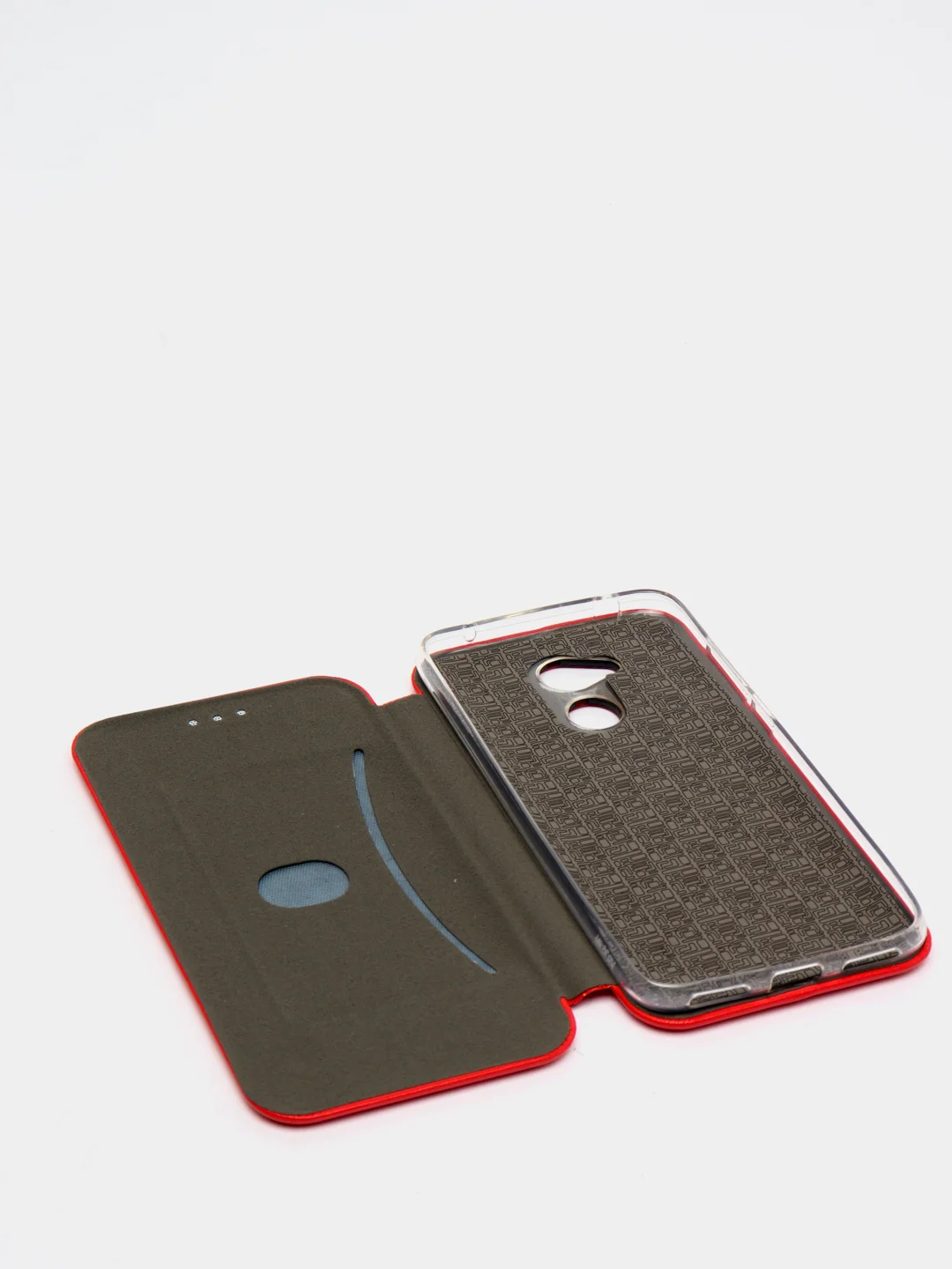 Красный чехол книжка Honor 6a