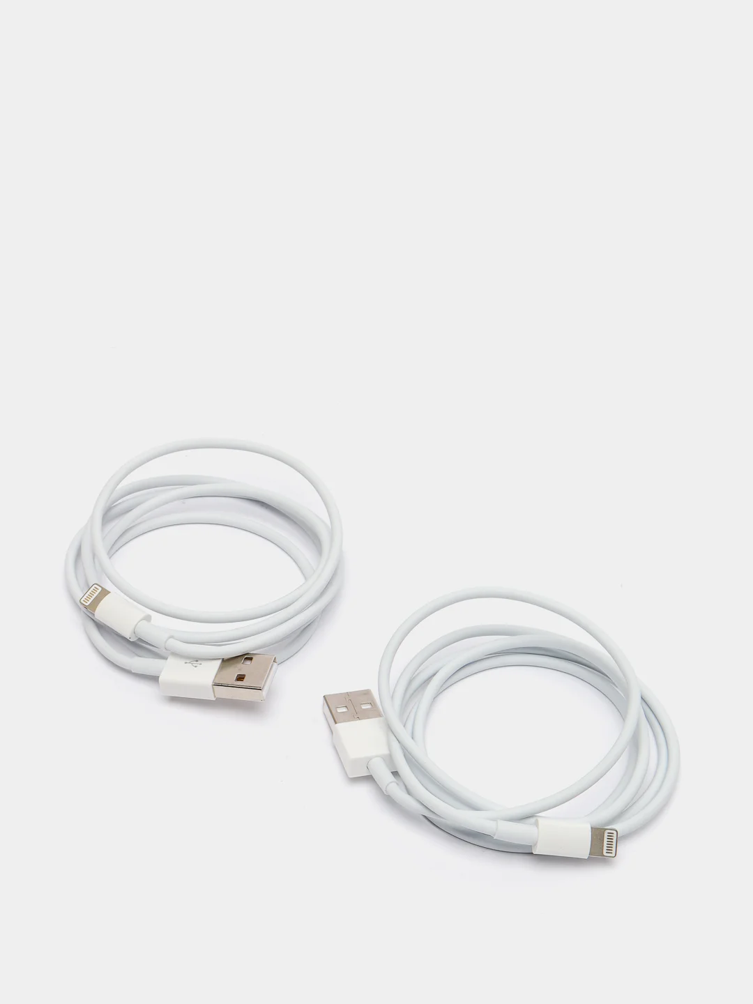 Белый кабель зарядный для iPhone USB/Lightning