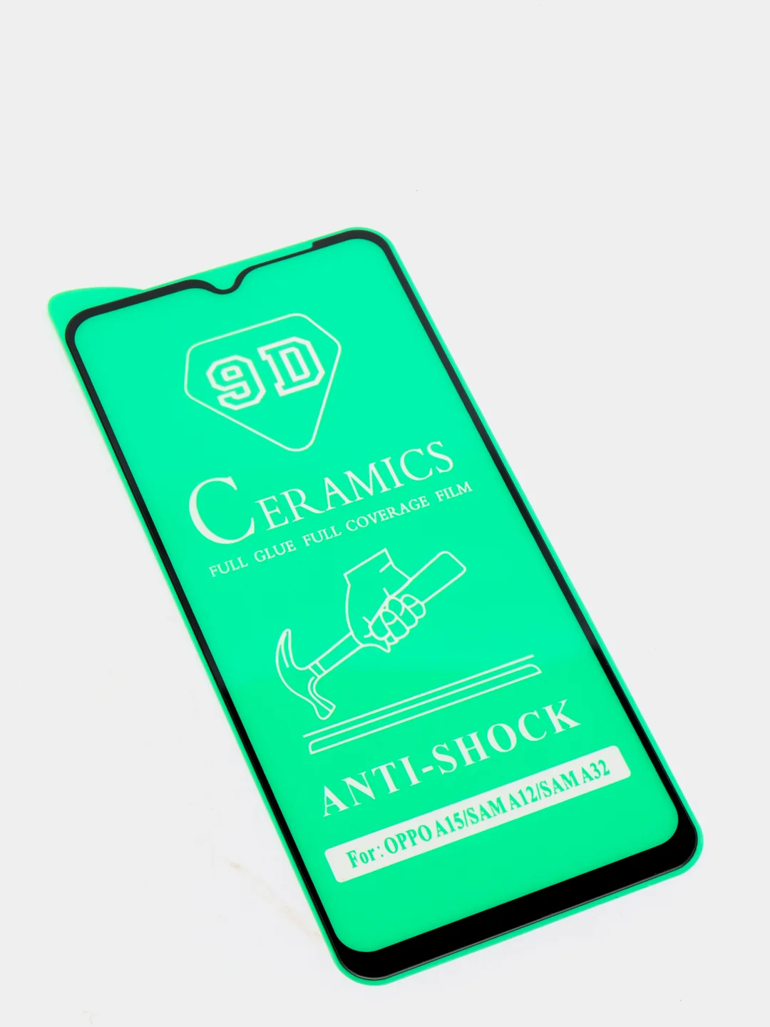 Защитное стекло CERAMICS 9D Full Glue для Samsung Galaxy A12/ A32 5G/ OppO A15