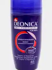 Антиперспирант DEONICA FOR MEN, антибактериальный эффект, ролик, 50 мл