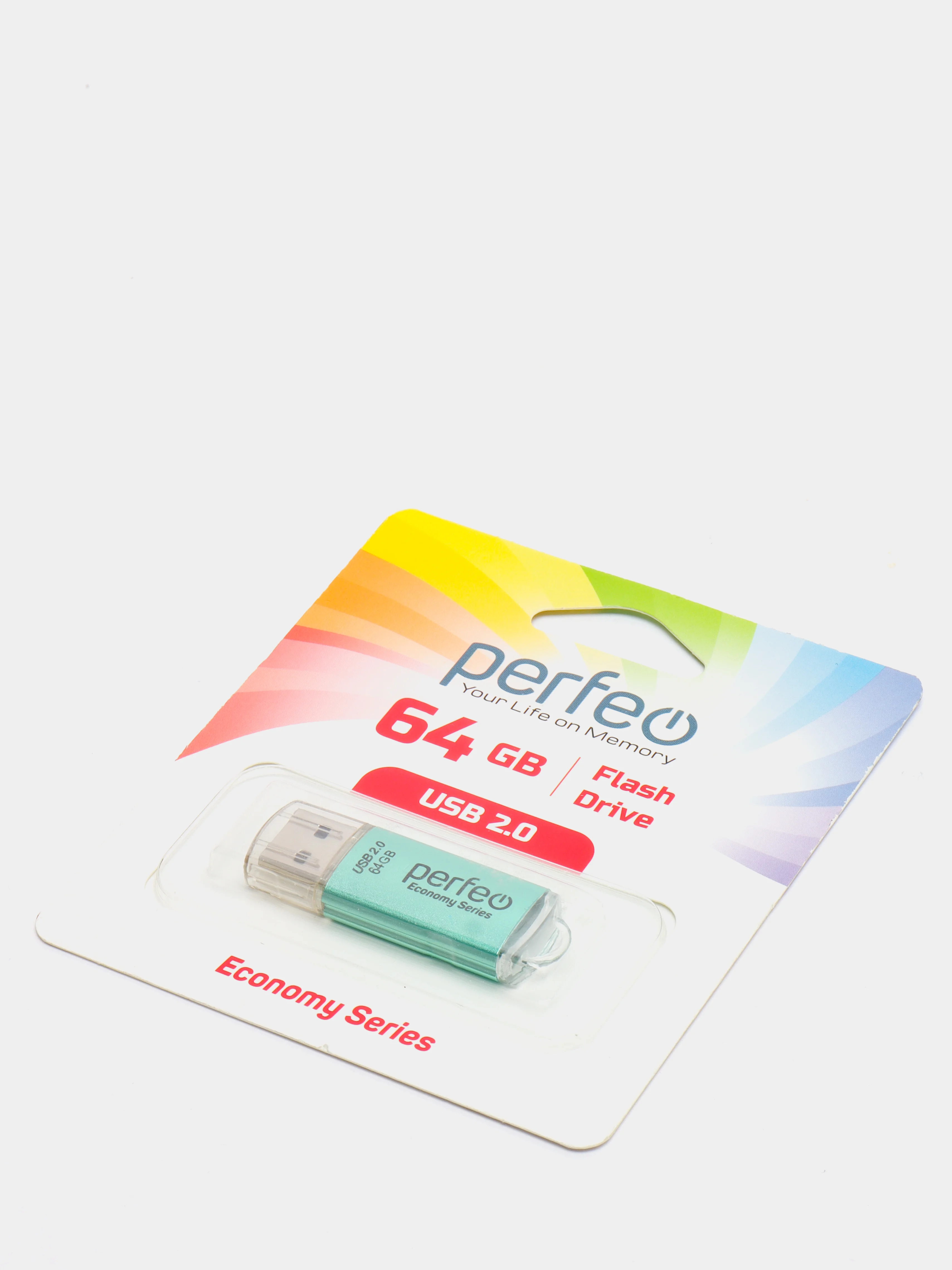 Бирюзовый флешка 64 Гб USB Perfeo / SmartBuy