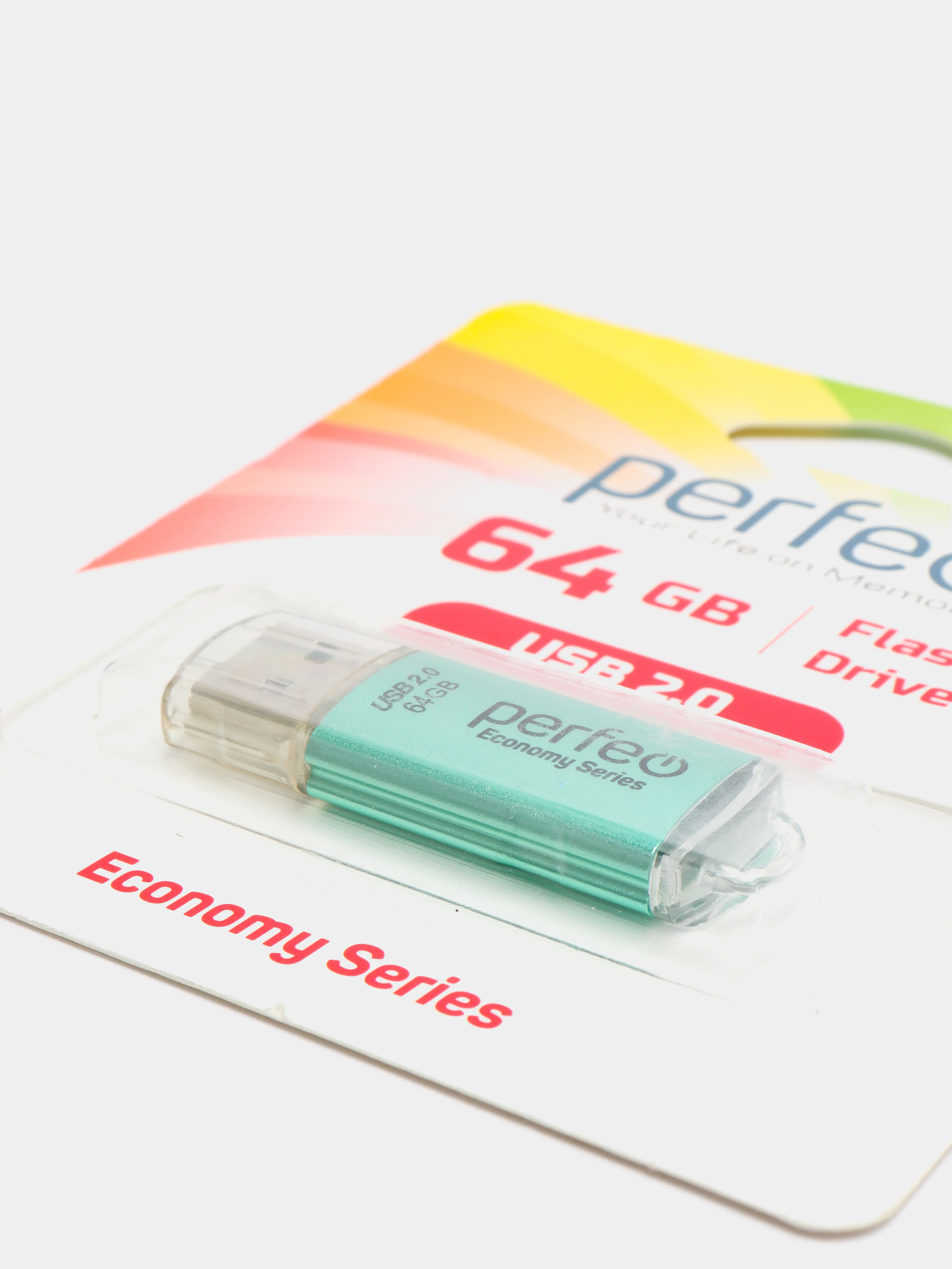 Бирюзовый флешка 64 Гб USB Perfeo / SmartBuy