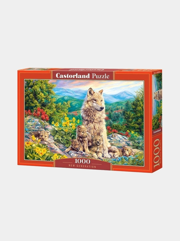 Пазл 1000 деталей, молодое поколение, Castor Land