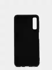 Черный защитный силиконовый чехол Silicone Cover SAMSUNG A750(A7 2018)