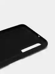 Черный защитный силиконовый чехол Silicone Cover SAMSUNG A750(A7 2018)