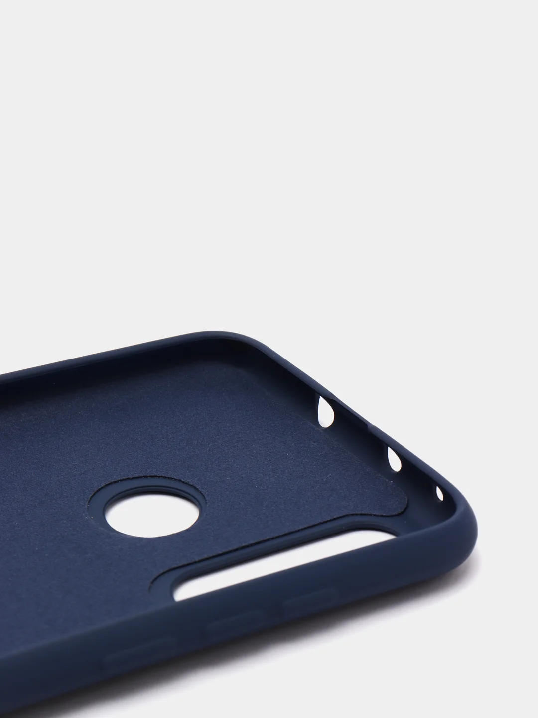 Индиго защитный силиконовый чехол Silicone Cover HUAWEI NOVA 4
