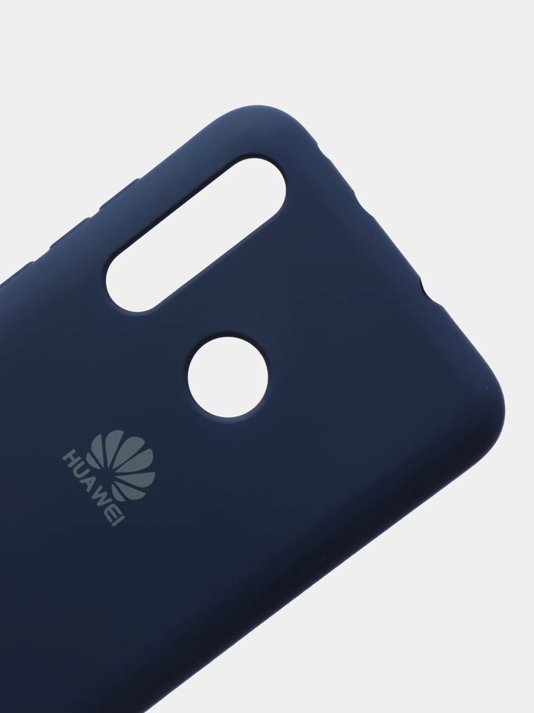 Индиго защитный силиконовый чехол Silicone Cover HUAWEI NOVA 4