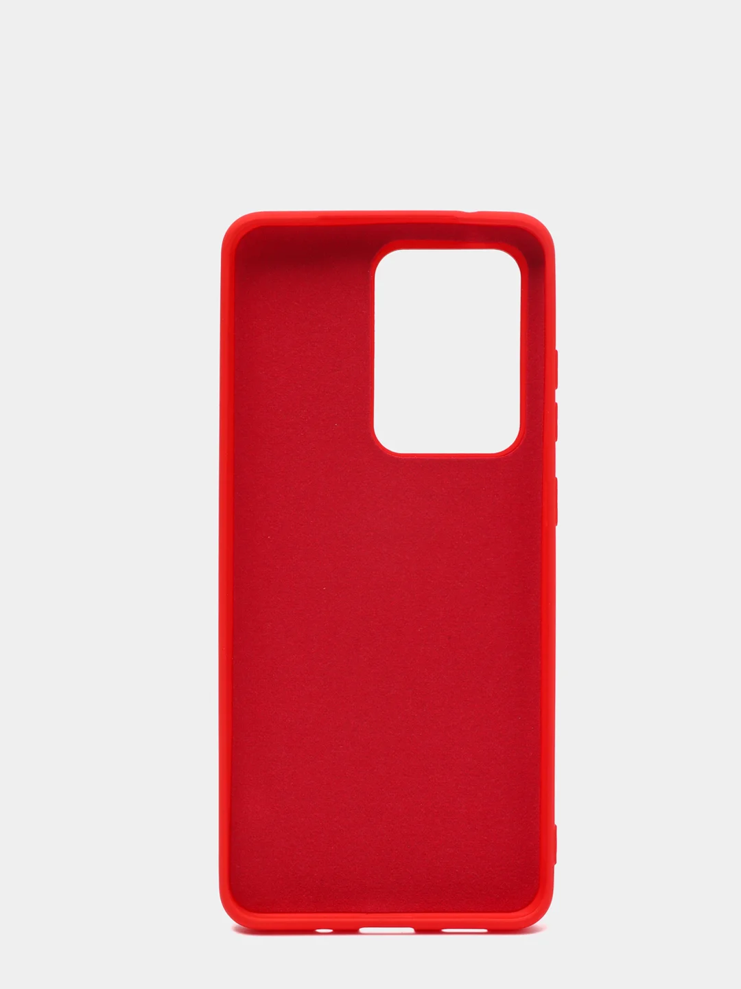 Алый защитный силиконовый чехол Silikone Cover для Samsung S20 ULTRA