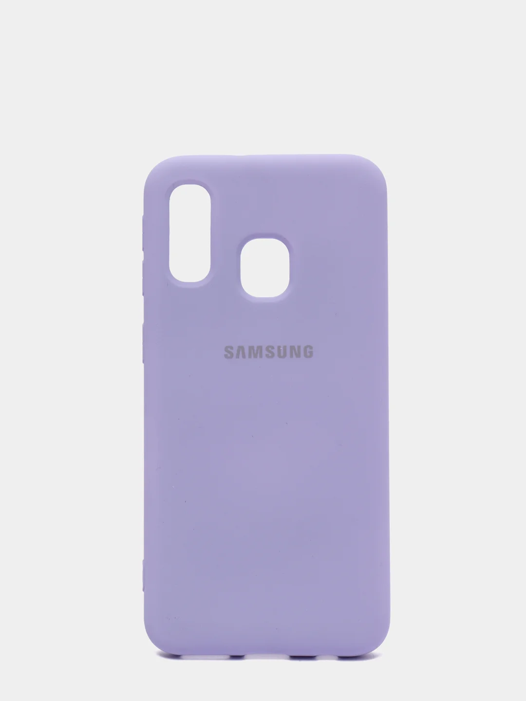Лавандовый защитный силиконовый чехол Silikone Cover для Samsung A40