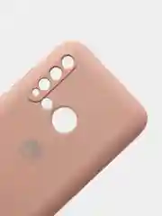 Бежевый защитный силиконовый чехол Silicone Cover HUAWEI P20 LITE/NOVA 5
