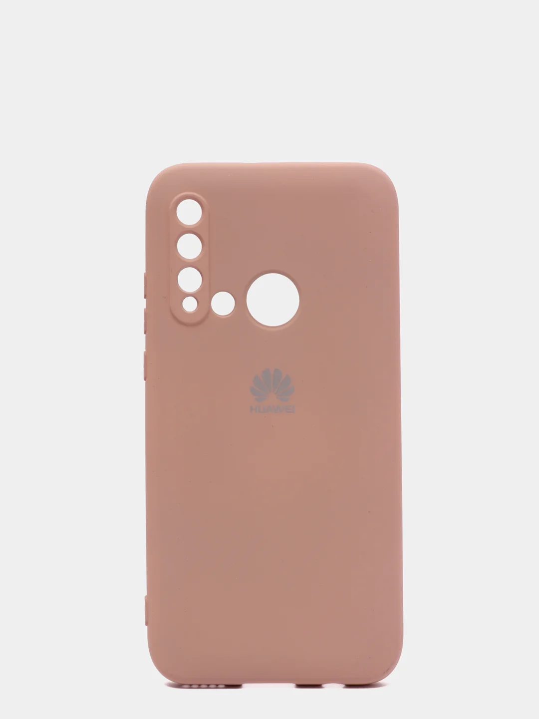 Бежевый защитный силиконовый чехол Silicone Cover HUAWEI P20 LITE/NOVA 5