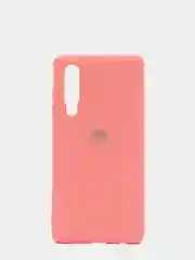 Кораллово-розовый защитный силиконовый чехол Silicone Cover HUAWEI P30 2019