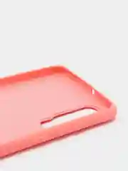 Кораллово-розовый защитный силиконовый чехол Silicone Cover HUAWEI P30 2019