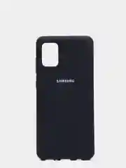 Индиго защитный силиконовый чехол Silikone Cover для Samsung A31