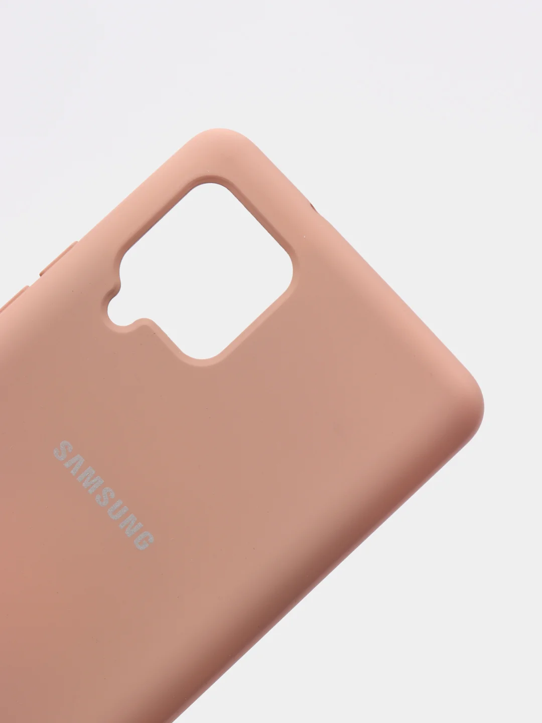 Бежевый защитный силиконовый чехол Silikone Cover для Samsung A42