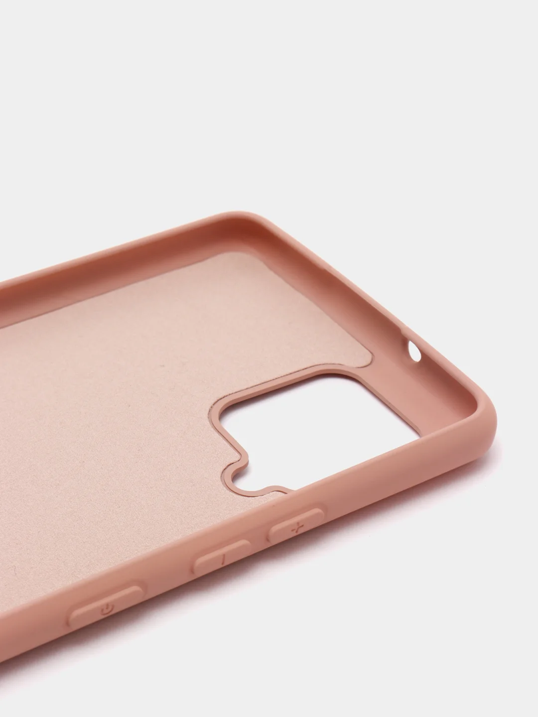 Бежевый защитный силиконовый чехол Silikone Cover для Samsung A42