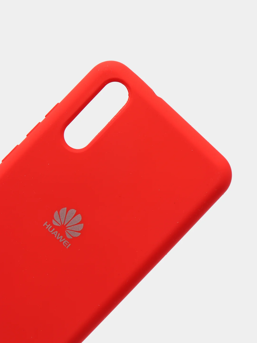 Алый защитный силиконовый чехол Silicone Cover HUAWEI P20