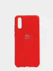 Алый защитный силиконовый чехол Silicone Cover HUAWEI P20