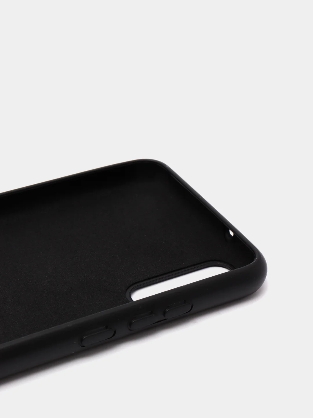 Черный защитный силиконовый чехол Silicone Cover HUAWEI P20