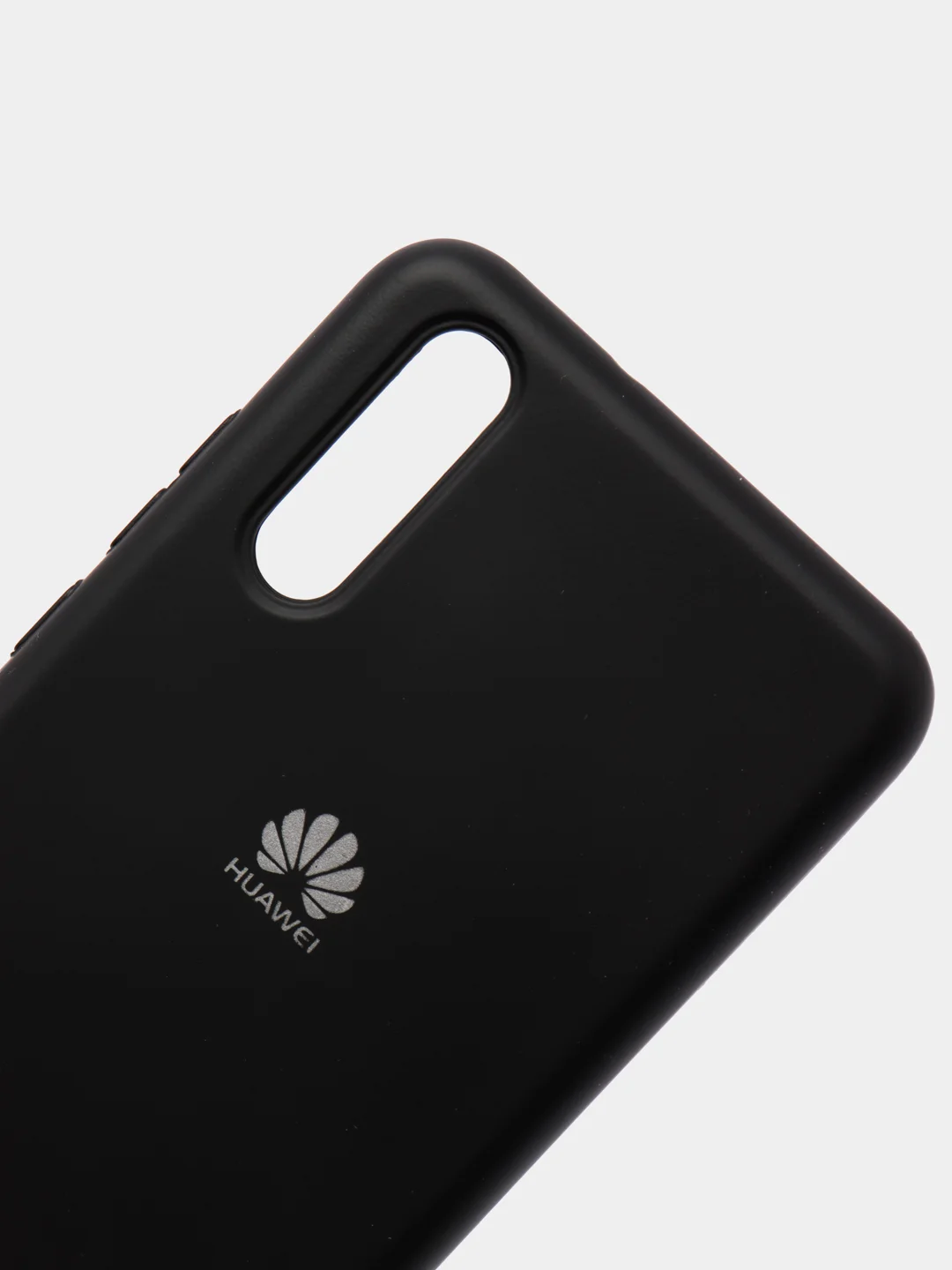 Черный защитный силиконовый чехол Silicone Cover HUAWEI P20