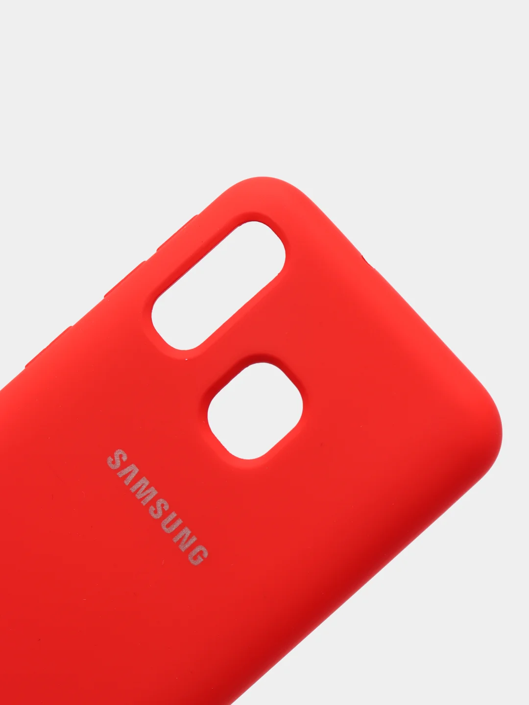 Красный защитный силиконовый чехол Silikone Cover для Samsung A40