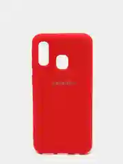 Красный защитный силиконовый чехол Silikone Cover для Samsung A40