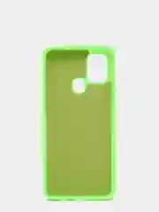 Салатовый защитный силиконовый чехол Silikone Cover для Samsung A21S
