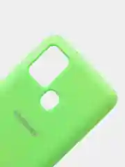 Салатовый защитный силиконовый чехол Silikone Cover для Samsung A21S