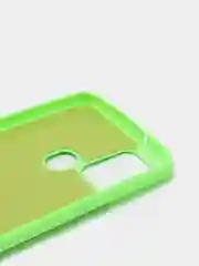 Салатовый защитный силиконовый чехол Silikone Cover для Samsung A21S