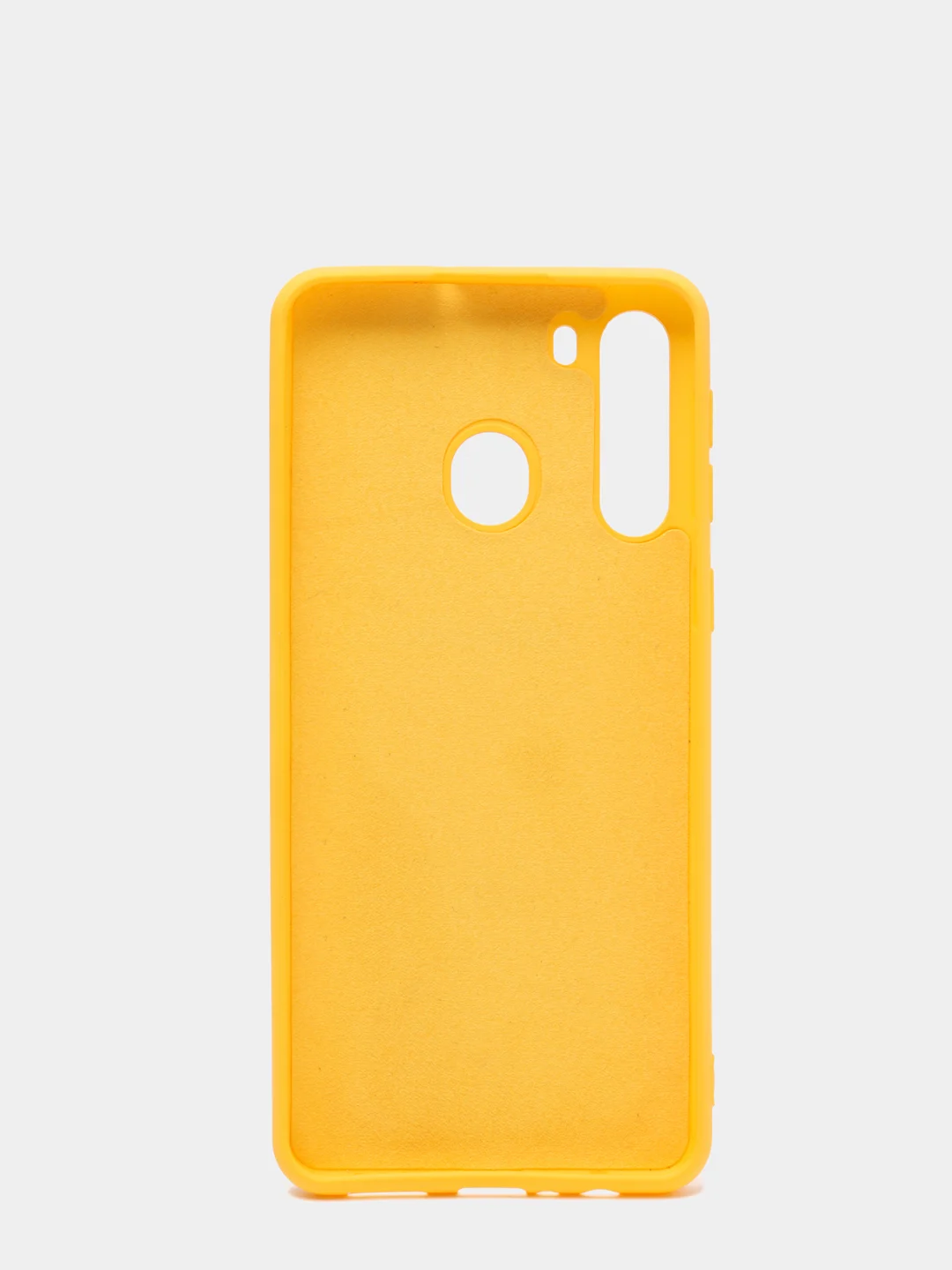 Желтый защитный силиконовый чехол Silikone Cover для Samsung A21