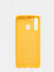 Желтый защитный силиконовый чехол Silikone Cover для Samsung A21