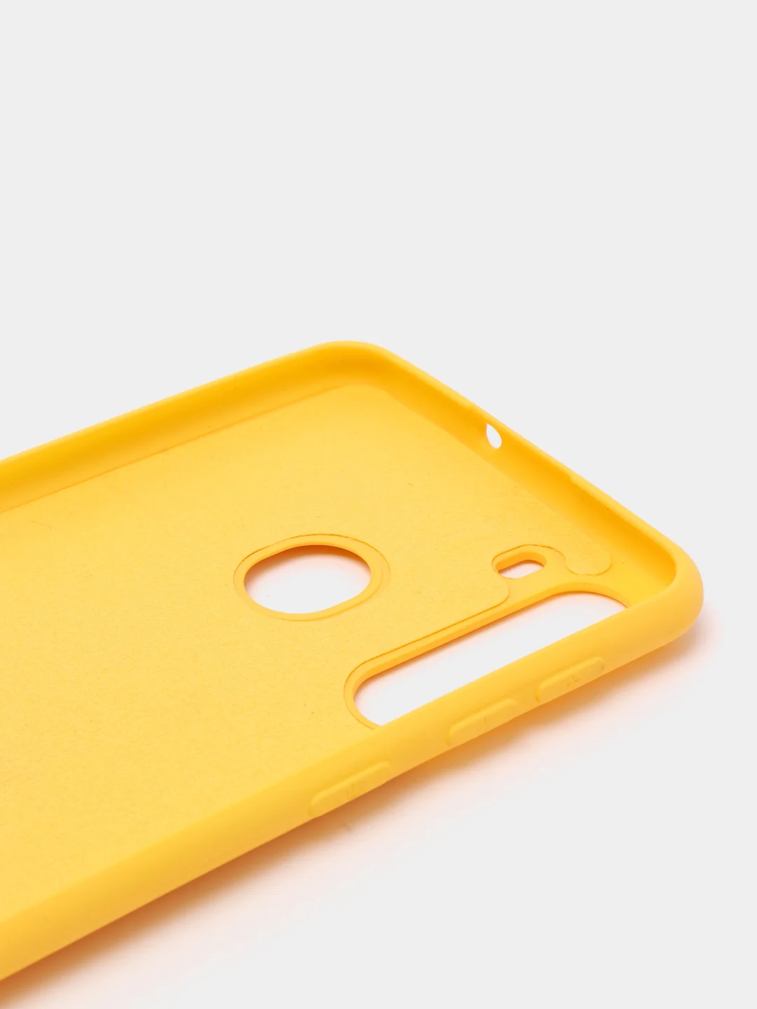 Желтый защитный силиконовый чехол Silikone Cover для Samsung A21