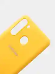 Желтый защитный силиконовый чехол Silikone Cover для Samsung A21