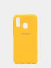 Желтый защитный силиконовый чехол Silikone Cover для Samsung A40