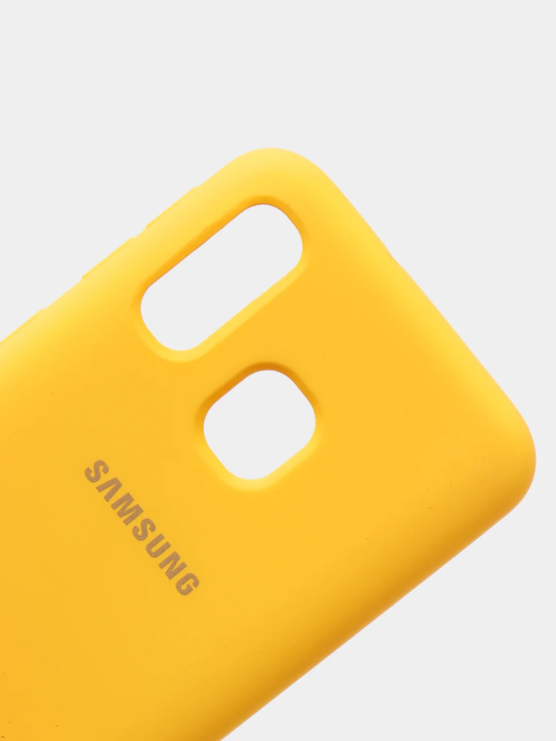 Желтый защитный силиконовый чехол Silikone Cover для Samsung A40