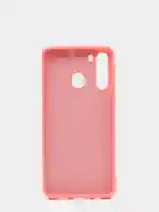Кораллово-розовый защитный силиконовый чехол Silikone Cover для Samsung A21