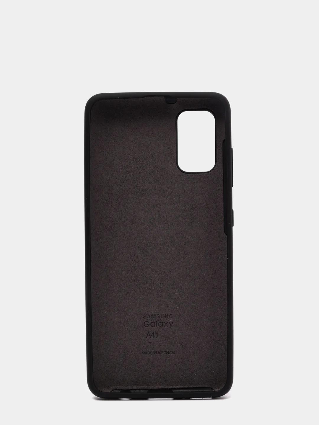 Черный защитный силиконовый чехол Silikone Cover для Samsung A41