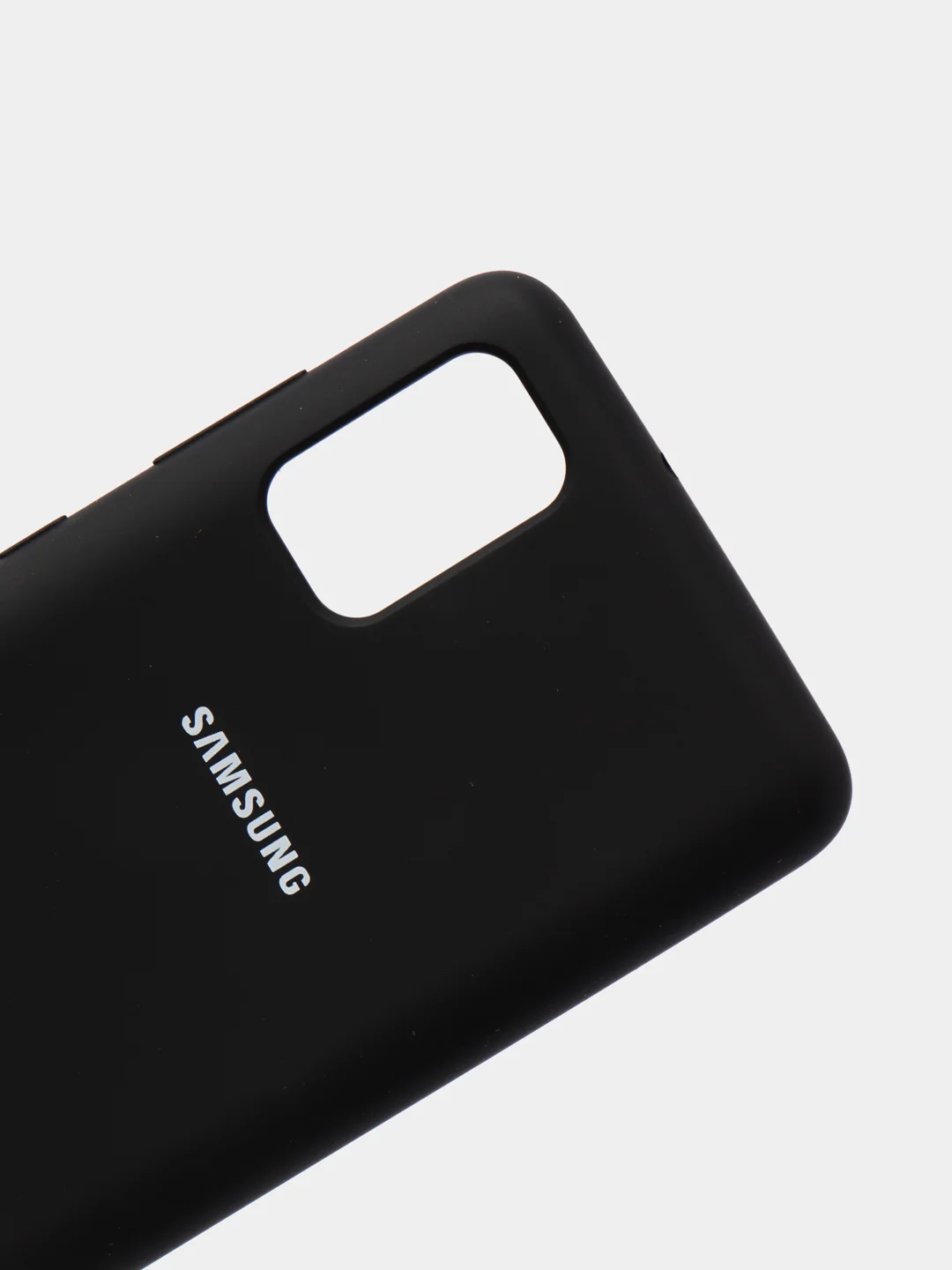Черный защитный силиконовый чехол Silikone Cover для Samsung A41