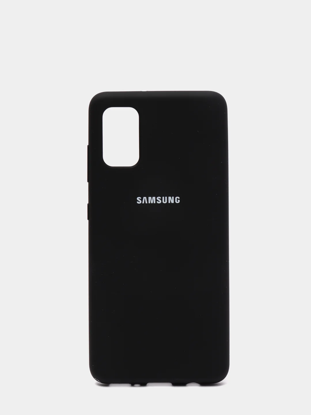 Черный защитный силиконовый чехол Silikone Cover для Samsung A41