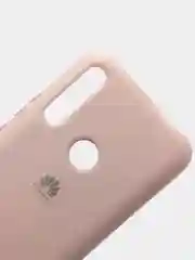 Бежевый защитный силиконовый чехол Silicone Cover HUAWEI P SMART Z